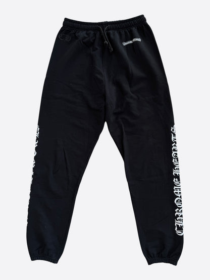 Chrome Hearts Black & White Logo Sweatpants