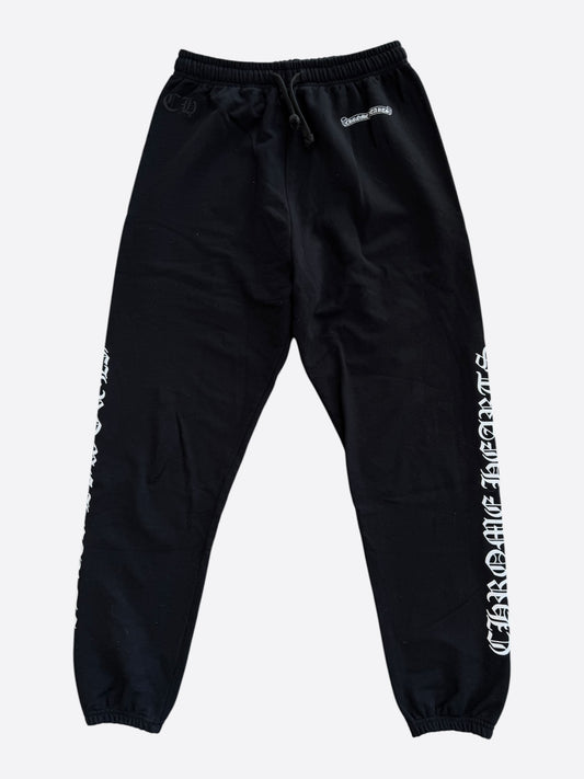 Chrome Hearts Black & White Logo Sweatpants