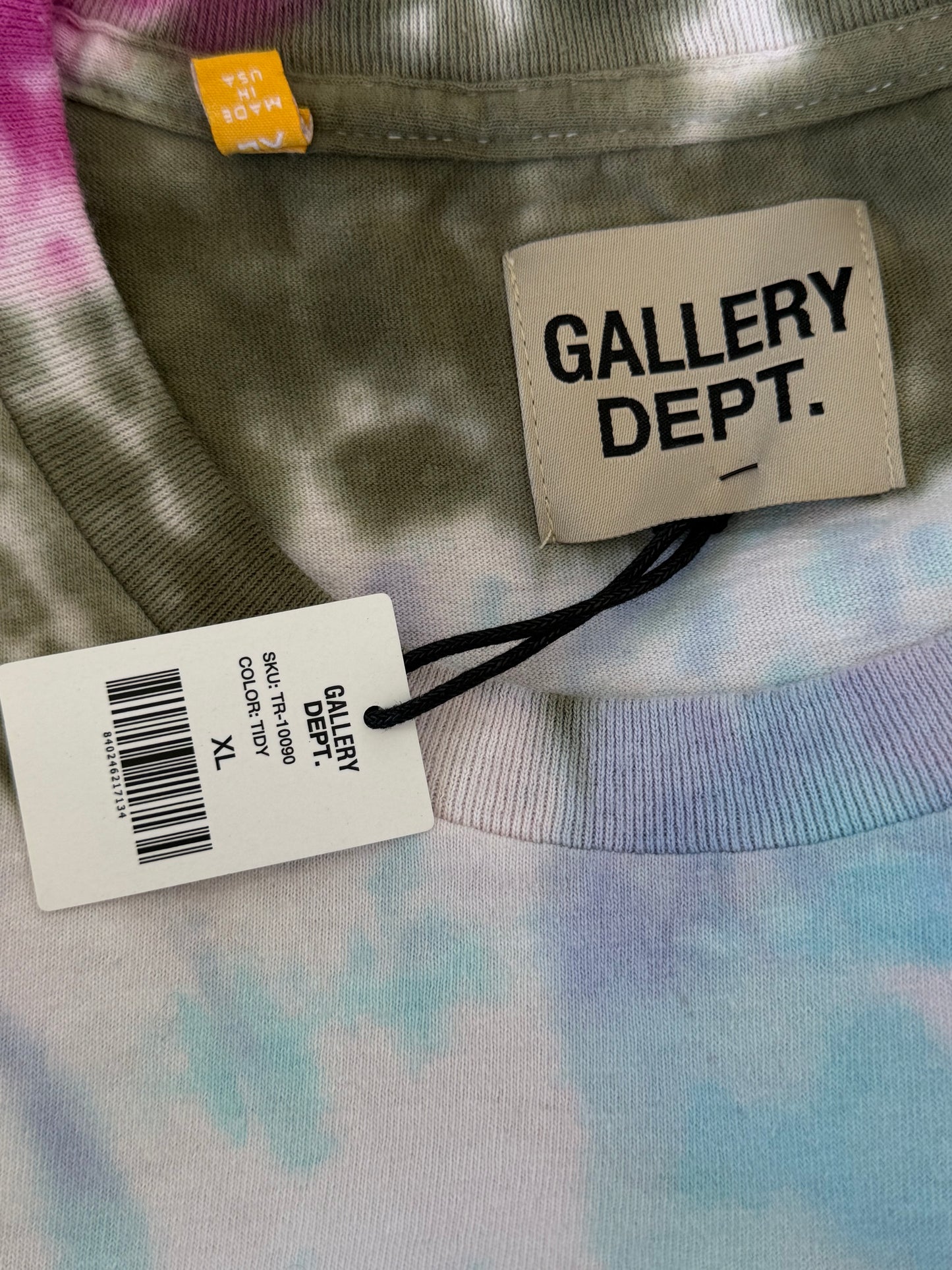 Gallery Dept Multicolor Tie-Dye Totally Rod Glitter Logo T-Shirt