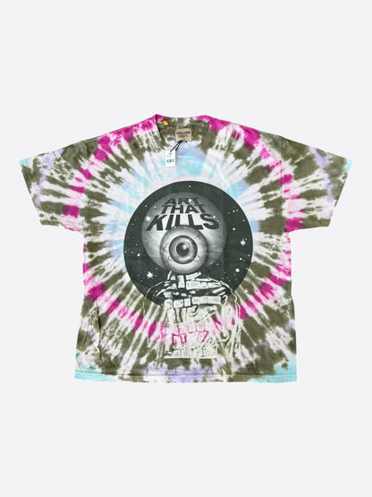 Gallery Dept Multicolor Tie-Dye Totally Rod Glitter Logo T-Shirt
