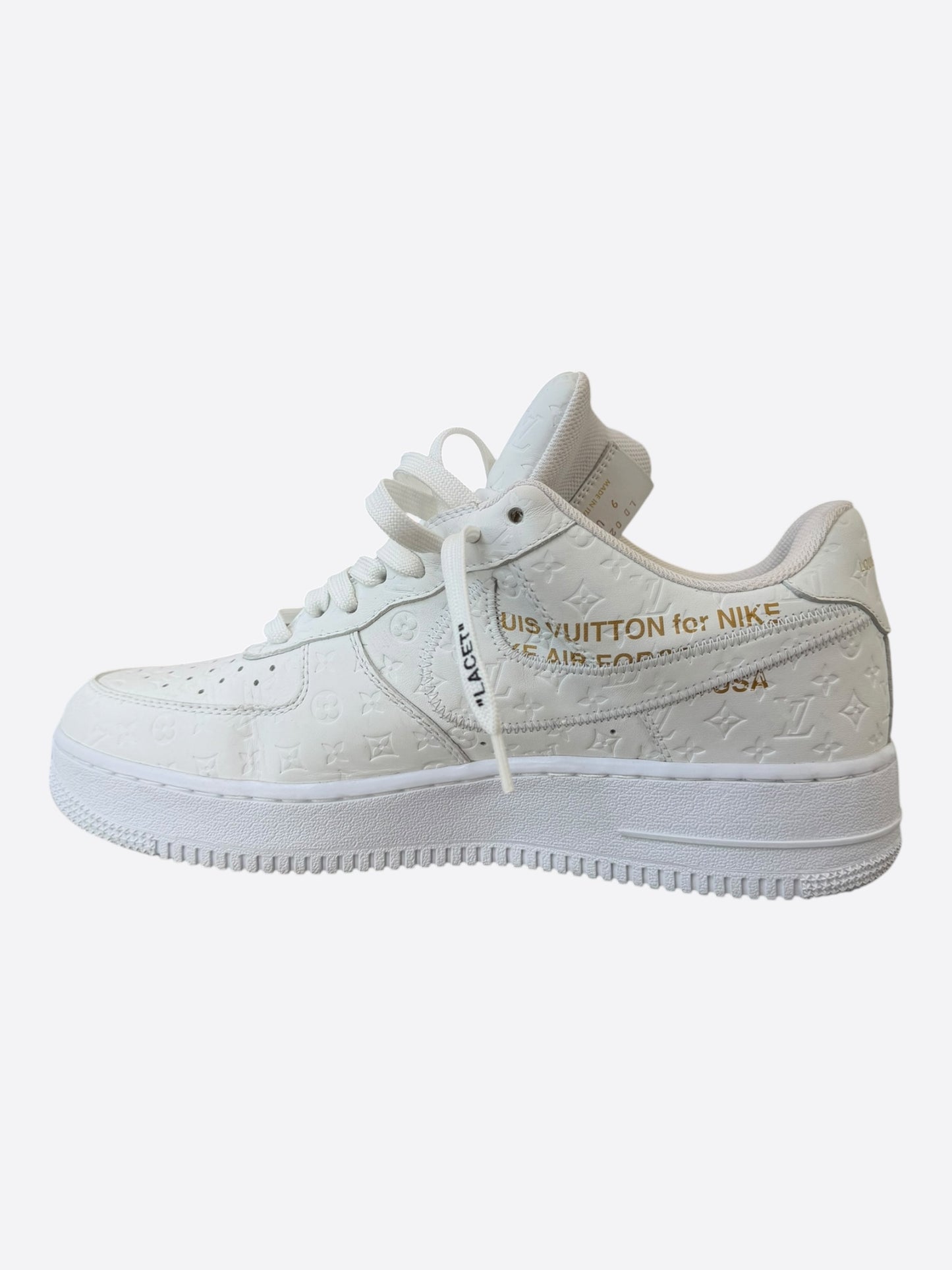 Louis Vuitton Nike White Monogram Air Force 1