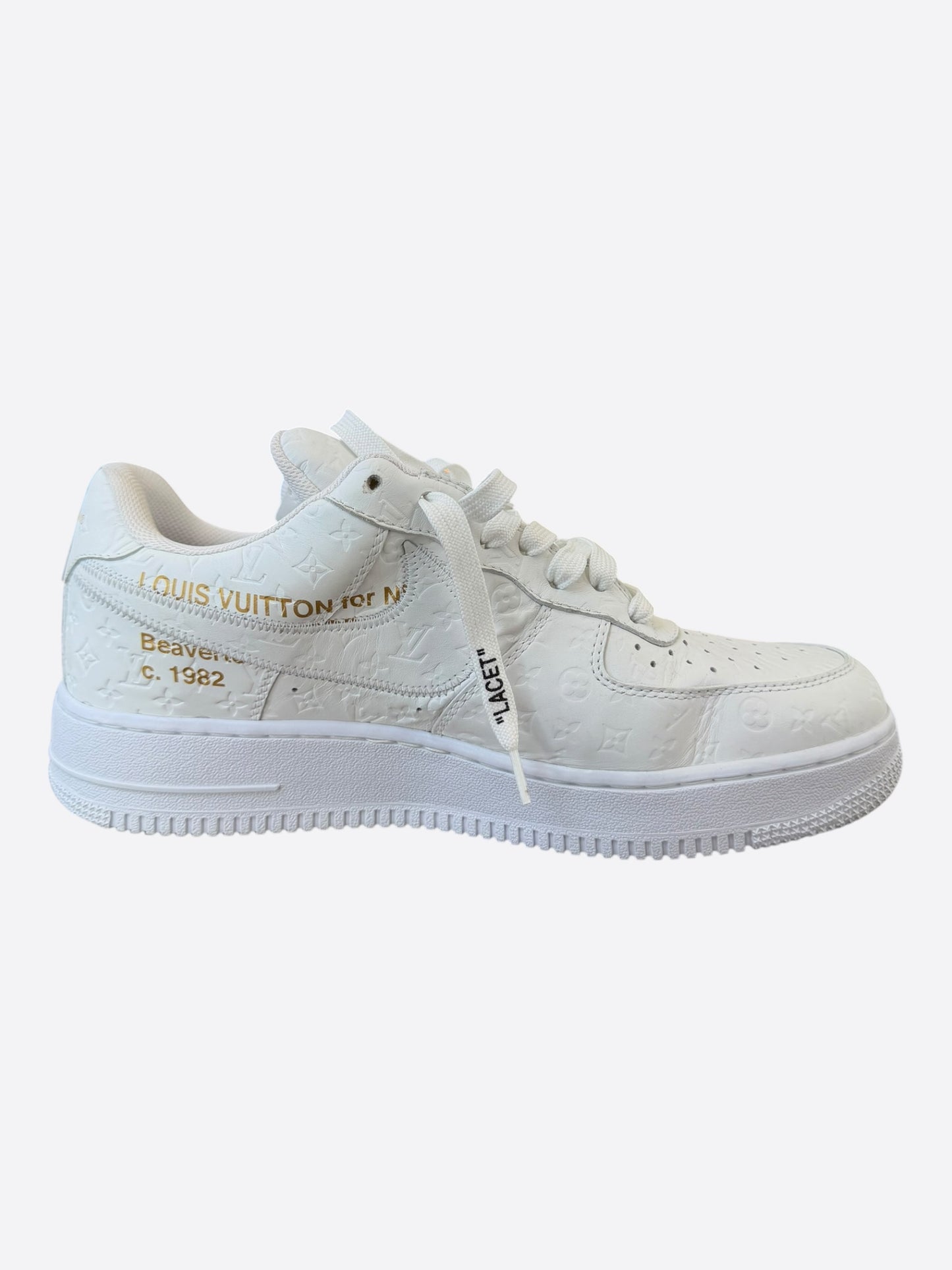 Louis Vuitton Nike White Monogram Air Force 1