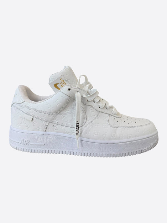 Louis Vuitton Nike White Monogram Air Force 1