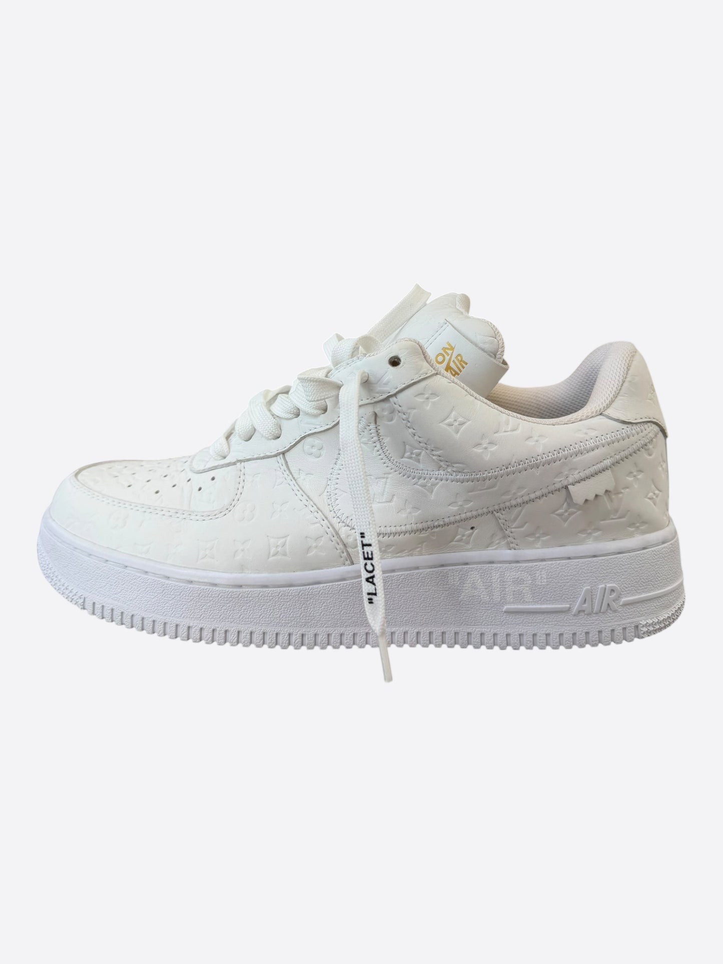 Louis Vuitton Nike White Monogram Air Force 1