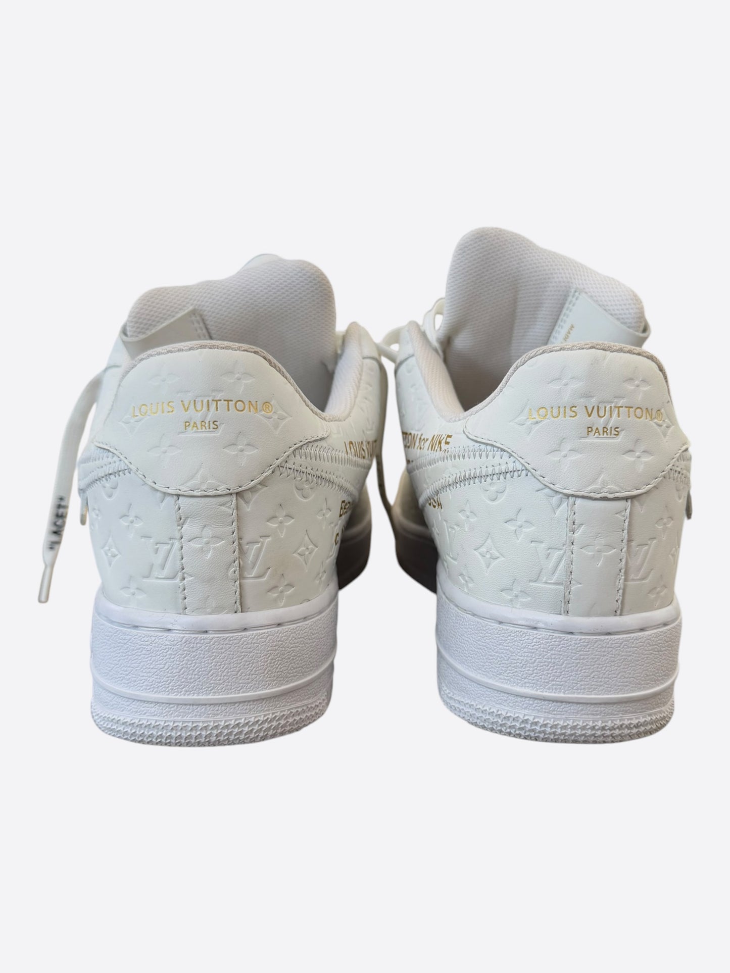 Louis Vuitton Nike White Monogram Air Force 1