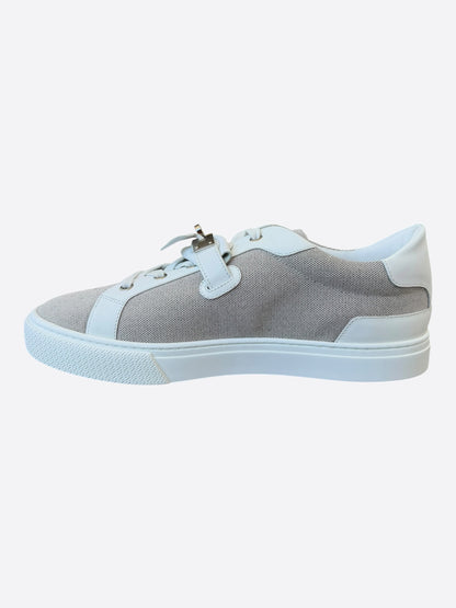 Hermes White & Grey Day Sneakers