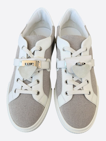 Hermes White & Grey Day Sneakers