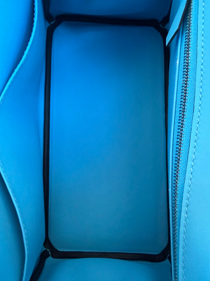Hermes Blue Swift & Palladium Hardware Birkin 25