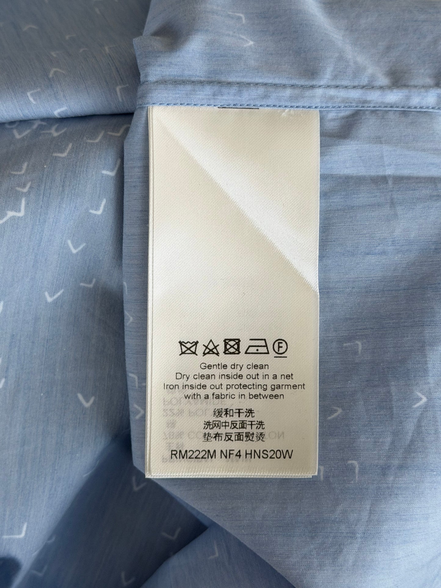 Louis Vuitton Blue LV Spread Damier Button Up Shirt