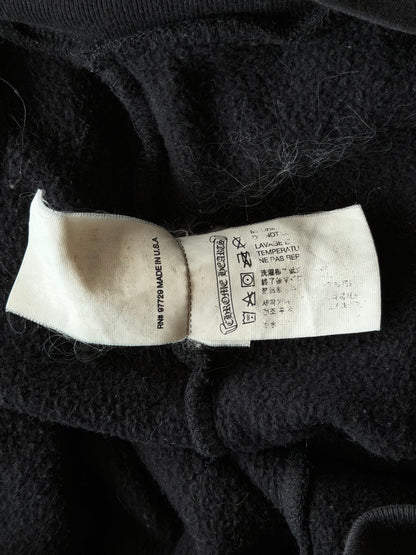 Chrome Hearts Black & White Foti Graphic Zip Up Hoodie
