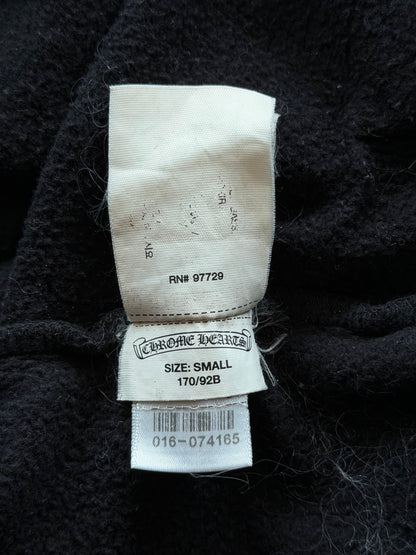 Chrome Hearts Black & White Foti Graphic Zip Up Hoodie