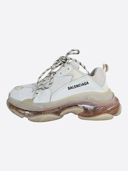 Balenciaga White Triple S Sneakers