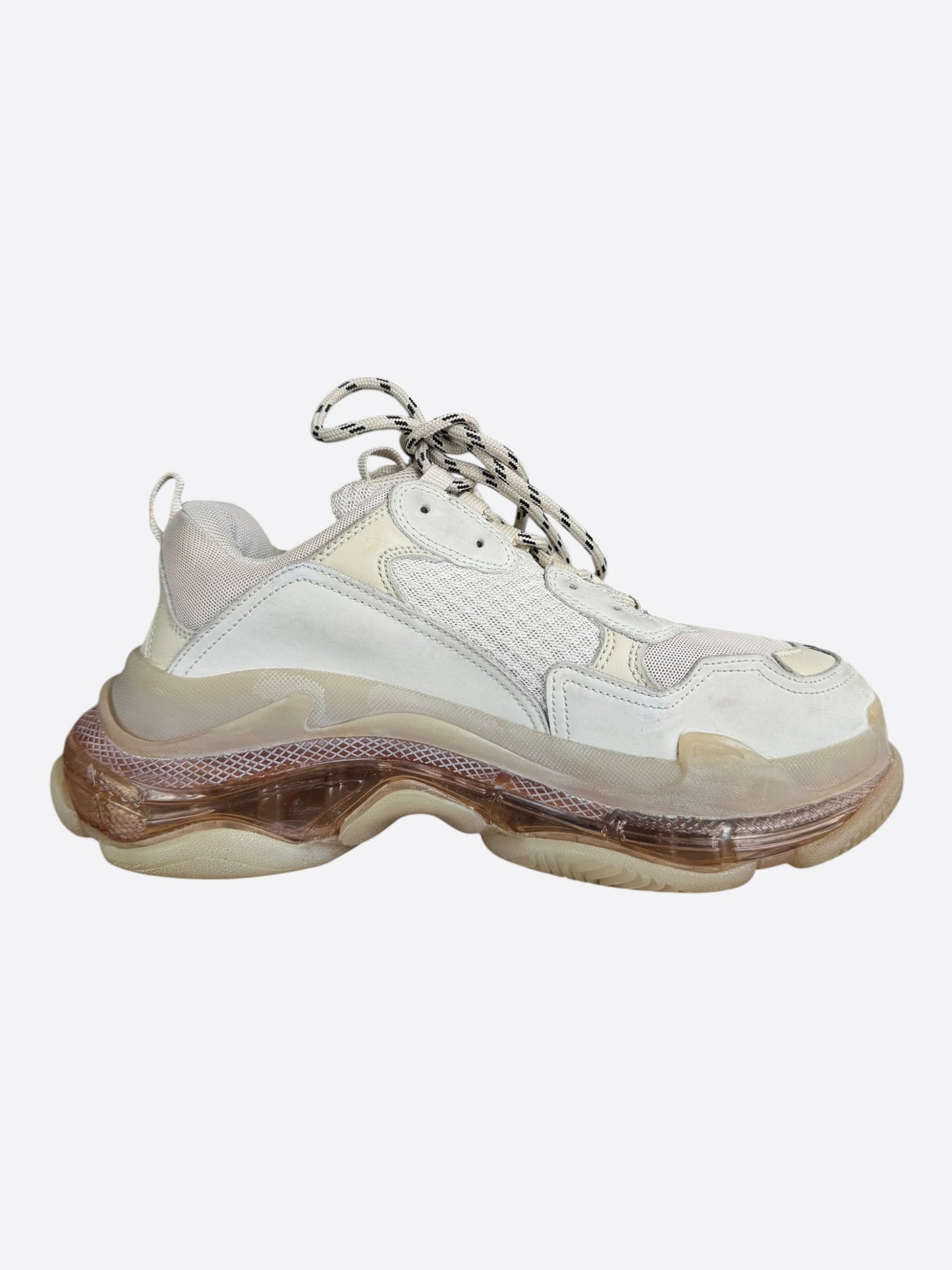 Balenciaga White Triple S Sneakers