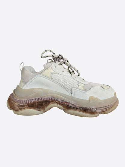 Balenciaga White Triple S Sneakers
