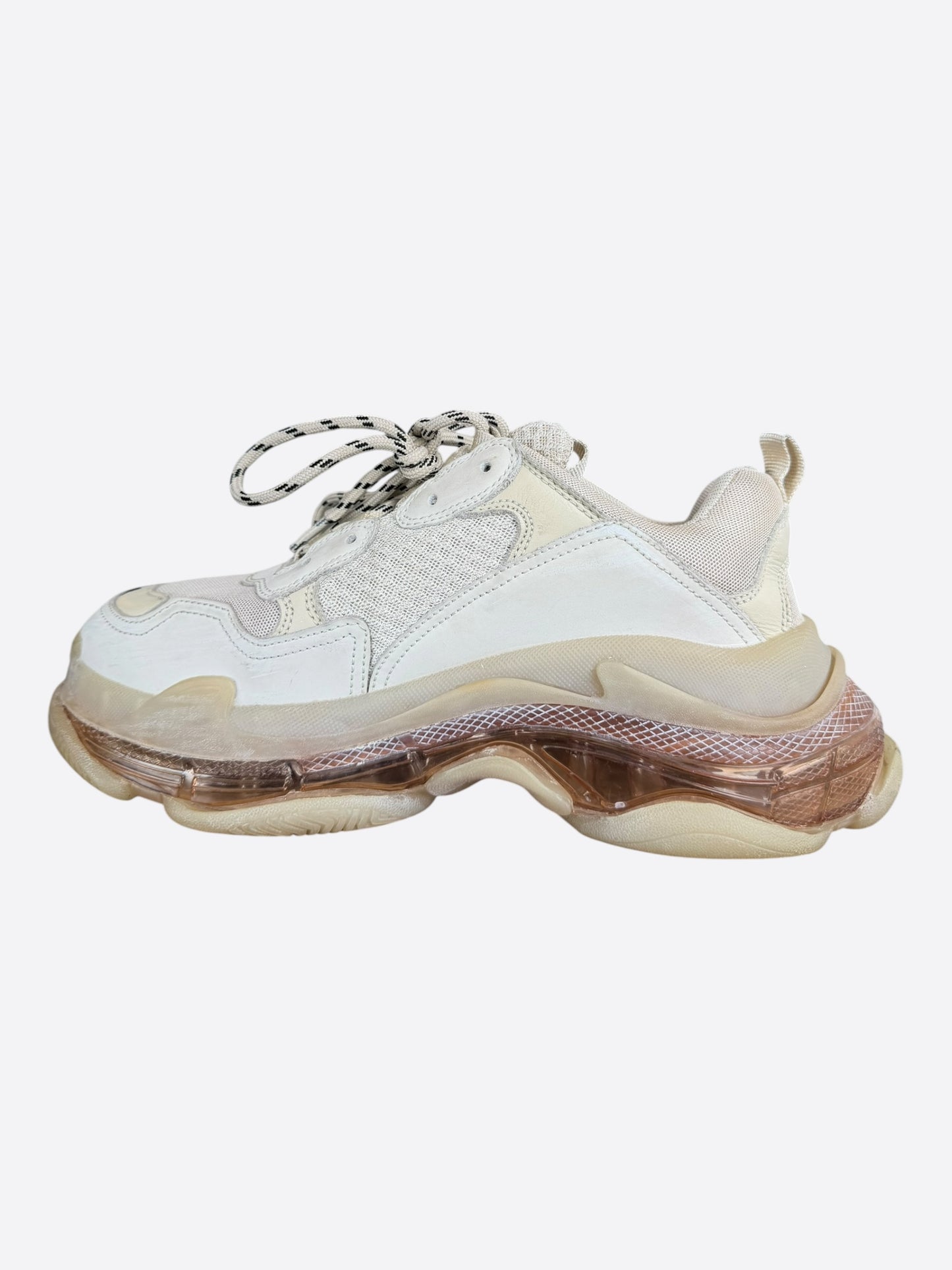 Balenciaga White Triple S Sneakers