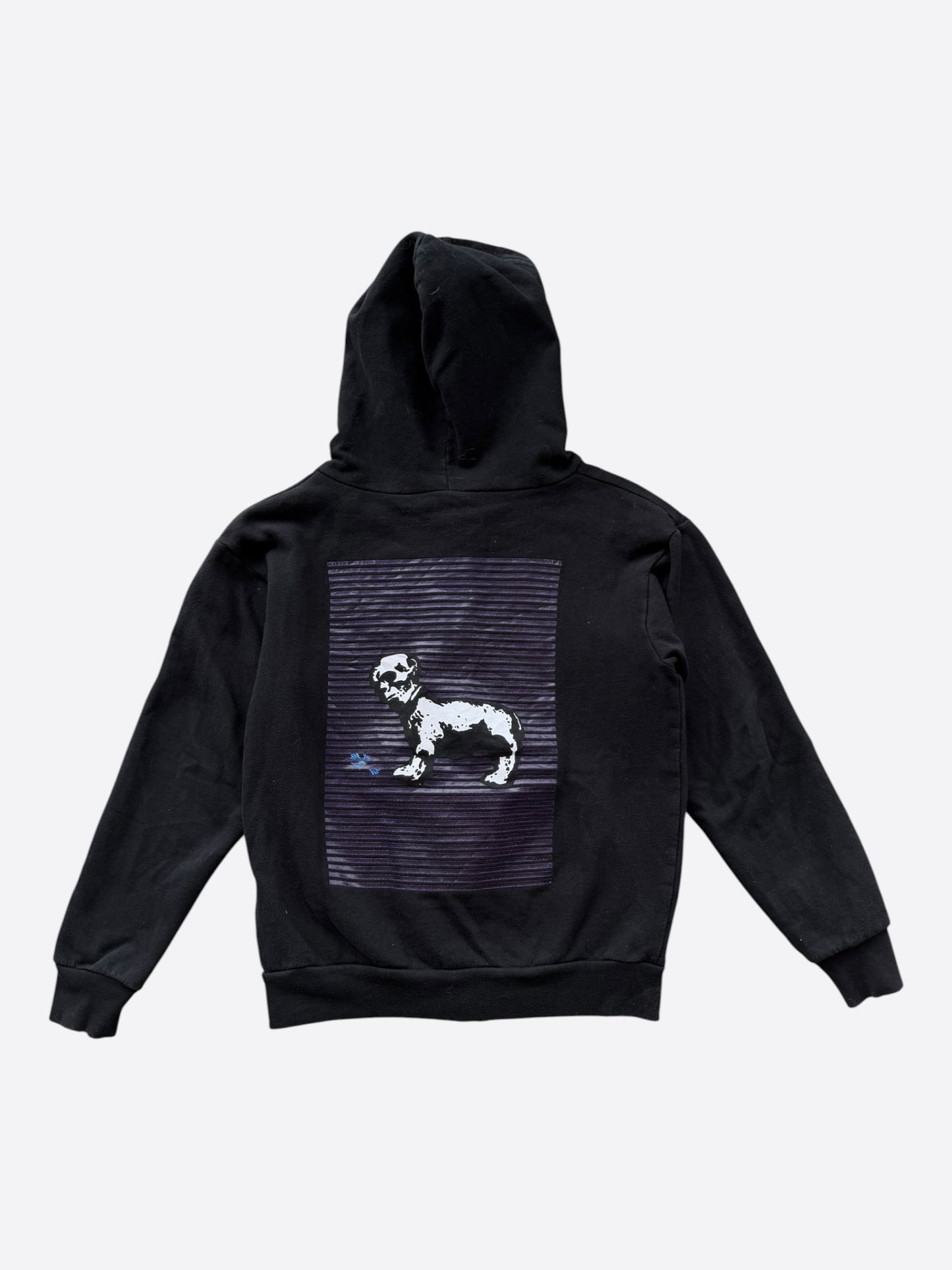 Chrome Hearts Black & White Foti Graphic Zip Up Hoodie