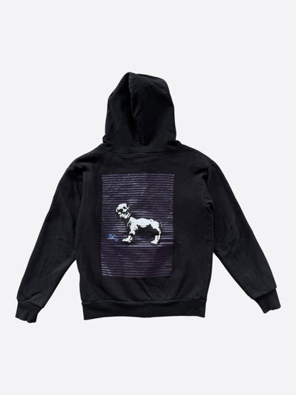 Chrome Hearts Black & White Foti Graphic Zip Up Hoodie