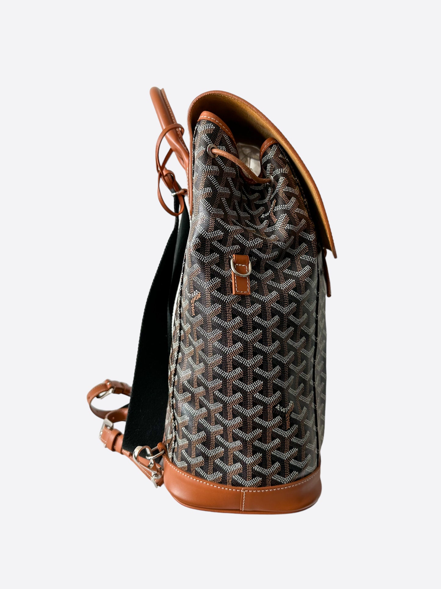 Goyard Brown Goyardine Alpin Backpack – Savonches