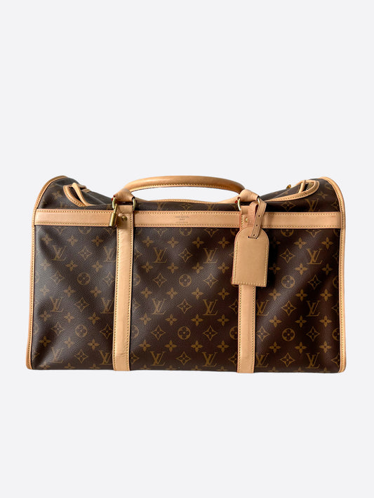 Louis Vuitton Brown Monogram Dog Carrier