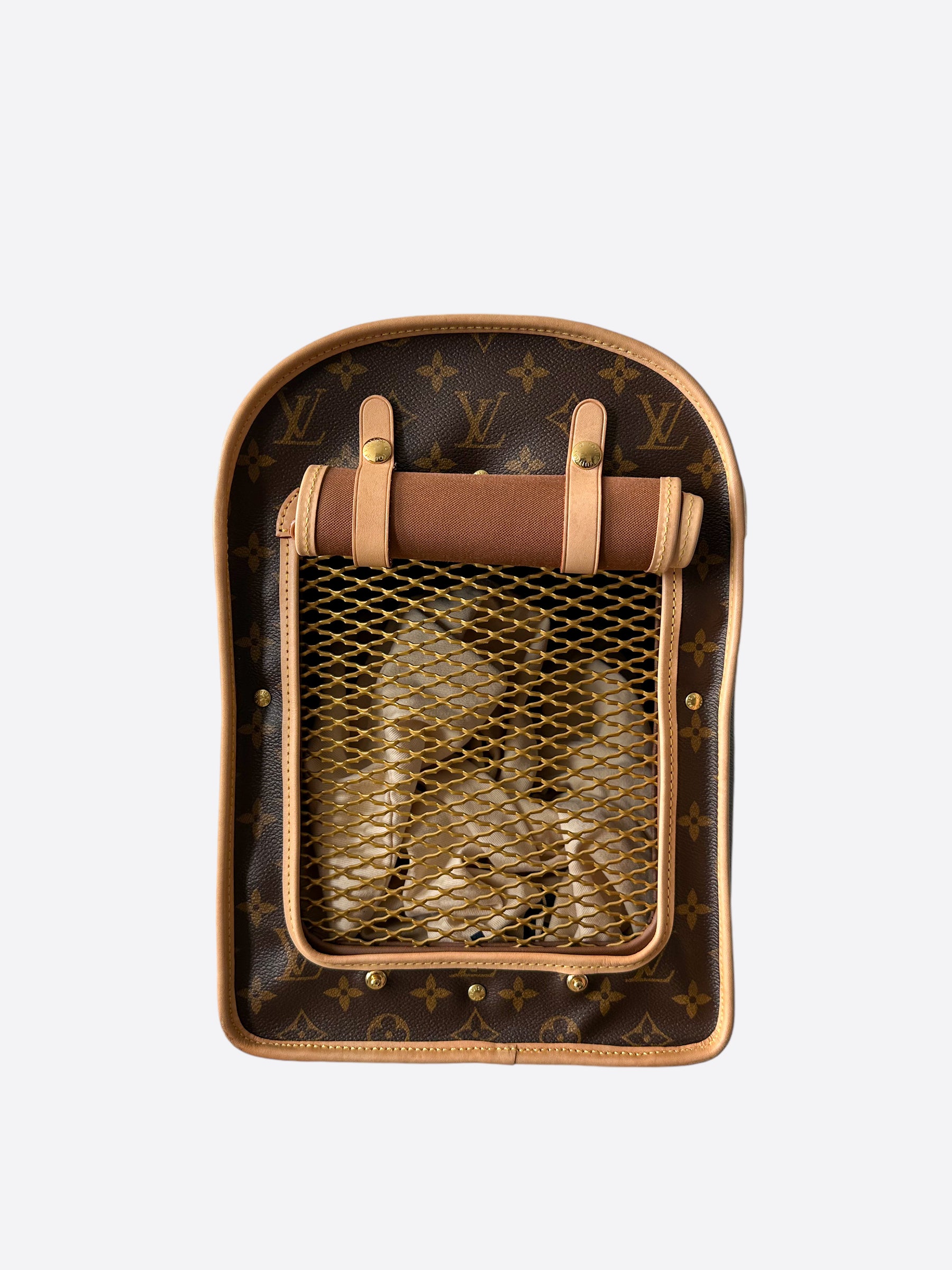 Louis Vuitton Brown Monogram Dog Carrier – Savonches