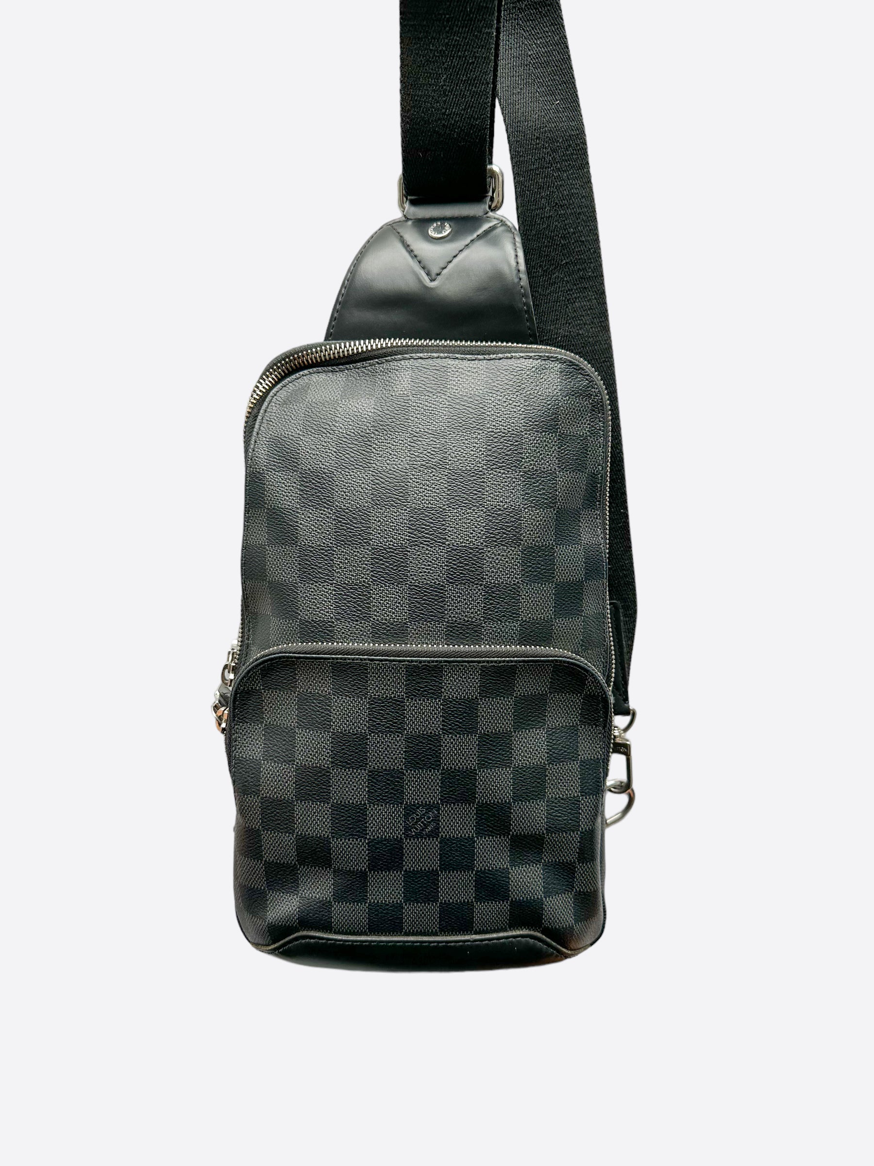 Louis Vuitton Avenue Sling Damier Graphite Satchel Bag