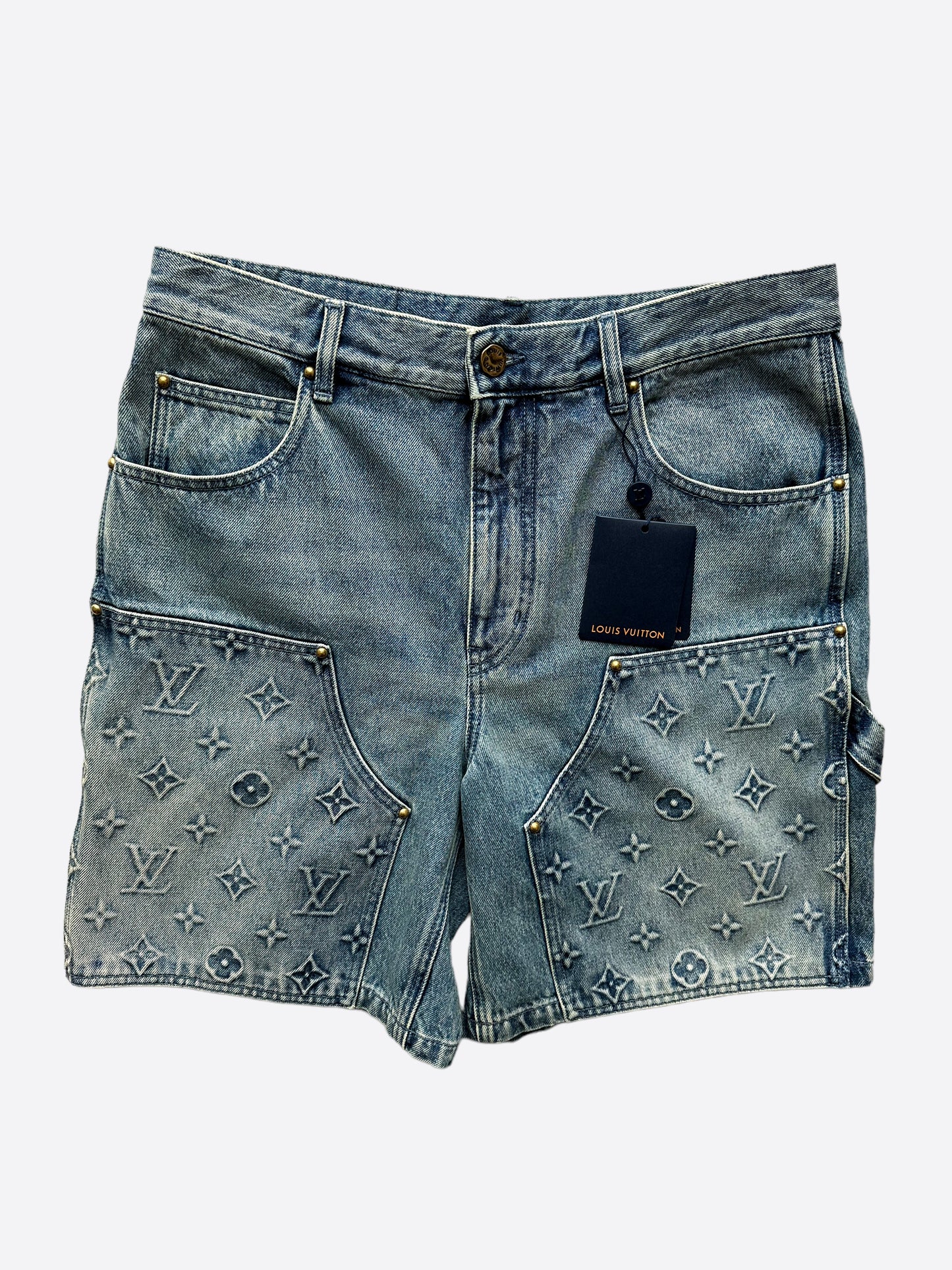 LV blue Denim Shorts