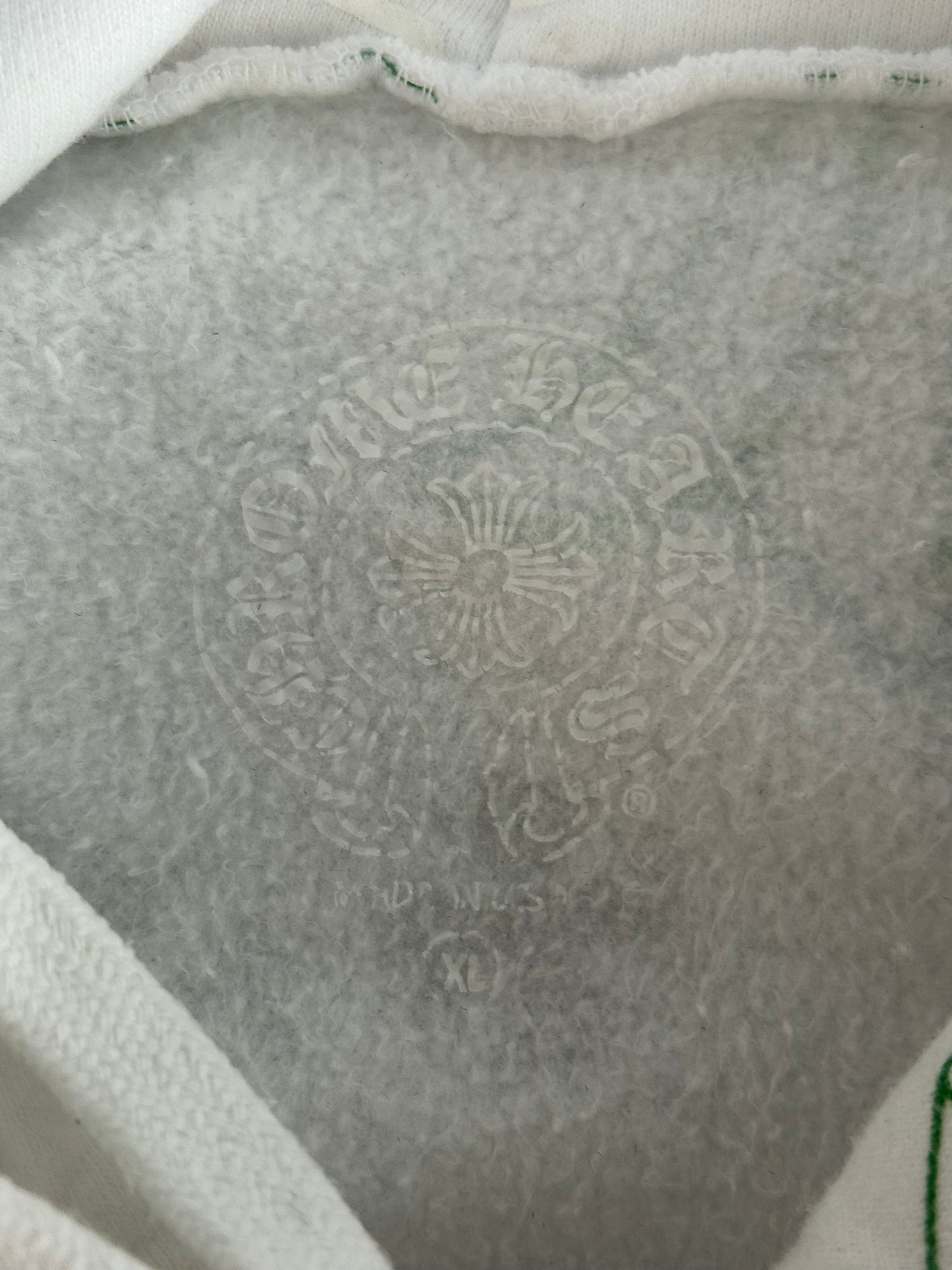 Chrome Hearts White Multicolor Stencil Hoodie