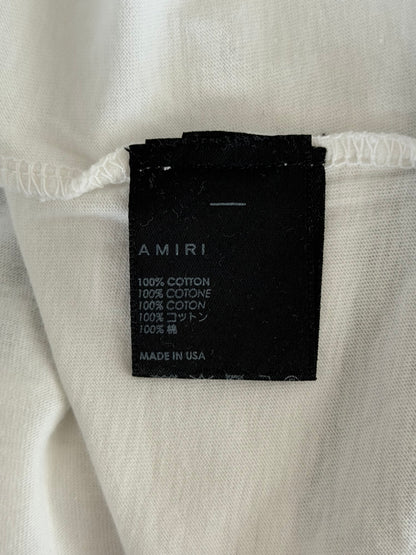 Amiri White & Black MA Core Logo T-Shirt