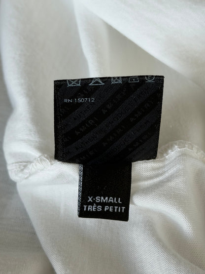 Amiri White & Black MA Core Logo T-Shirt