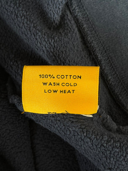 Gallery Dept Sunfaded Navy & Yellow Logo Zip Up Hoodie
