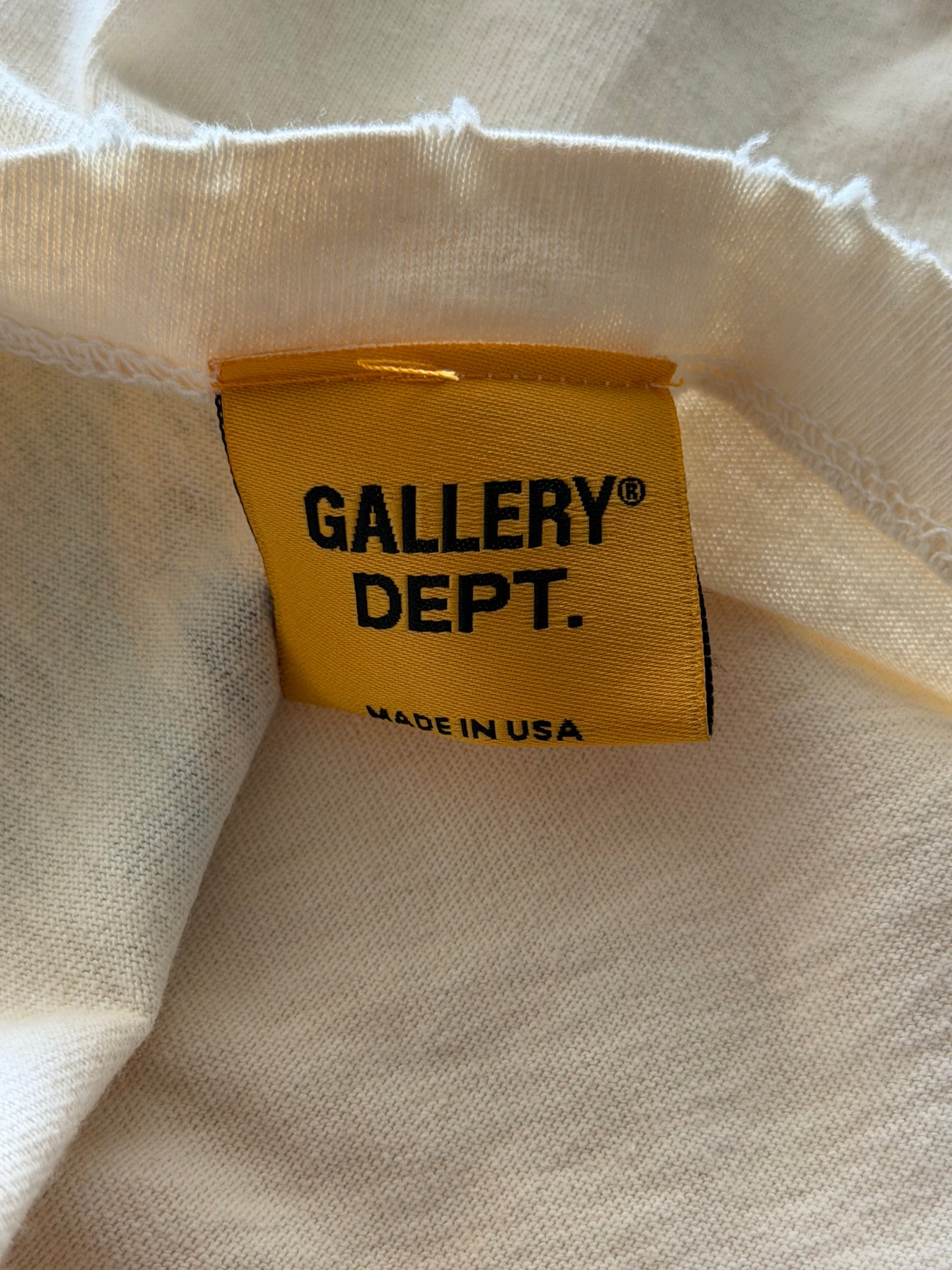 Gallery Dept Archival White ATK Illadox Graphic T-Shirt