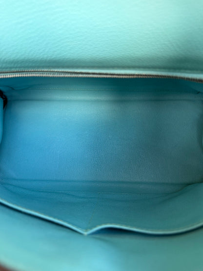 Hermes Tiffany Blue Togo & Palladium Hardware Kelly 28