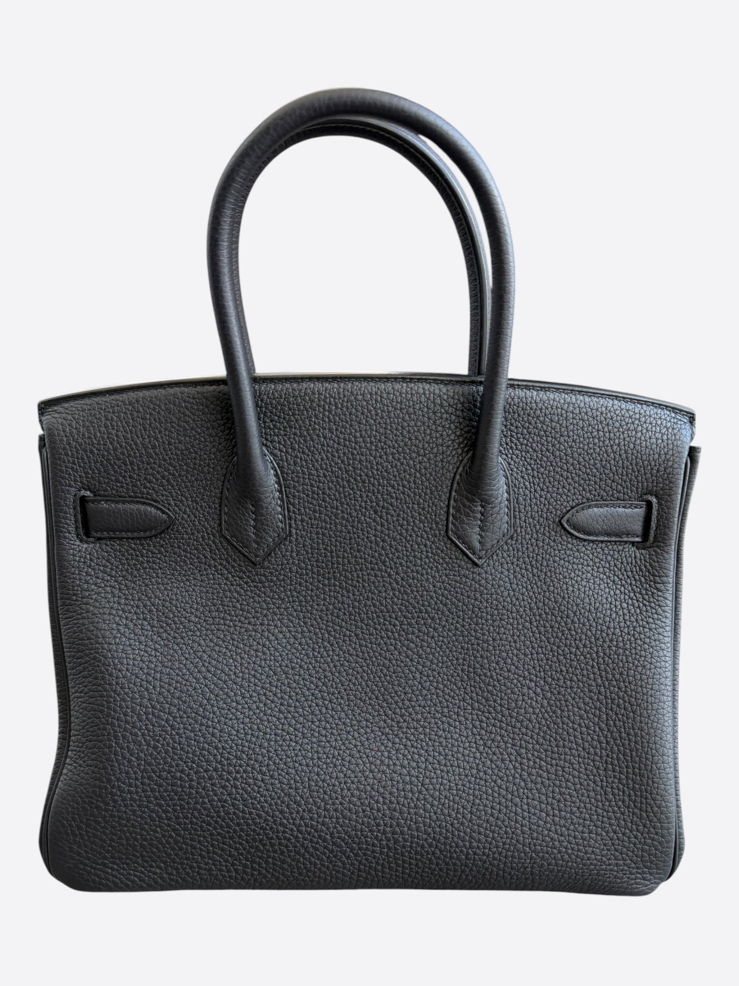 Hermes Black Togo & Palladium Hardware Birkin 30