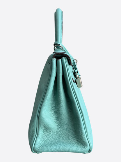 Hermes Tiffany Blue Togo & Palladium Hardware Kelly 28