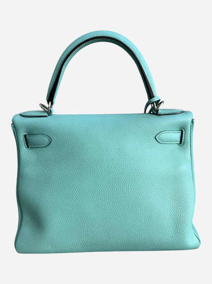 Hermes Tiffany Blue Togo & Palladium Hardware Kelly 28