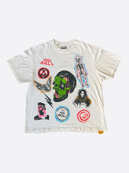 Gallery Dept Archival White ATK Illadox Graphic T-Shirt