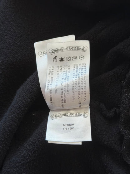 Chrome Hearts Black & White Horseshoe Logo Hoodie