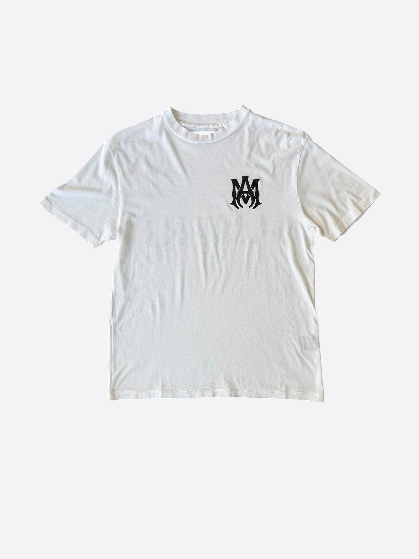 Amiri White & Black MA Core Logo T-Shirt