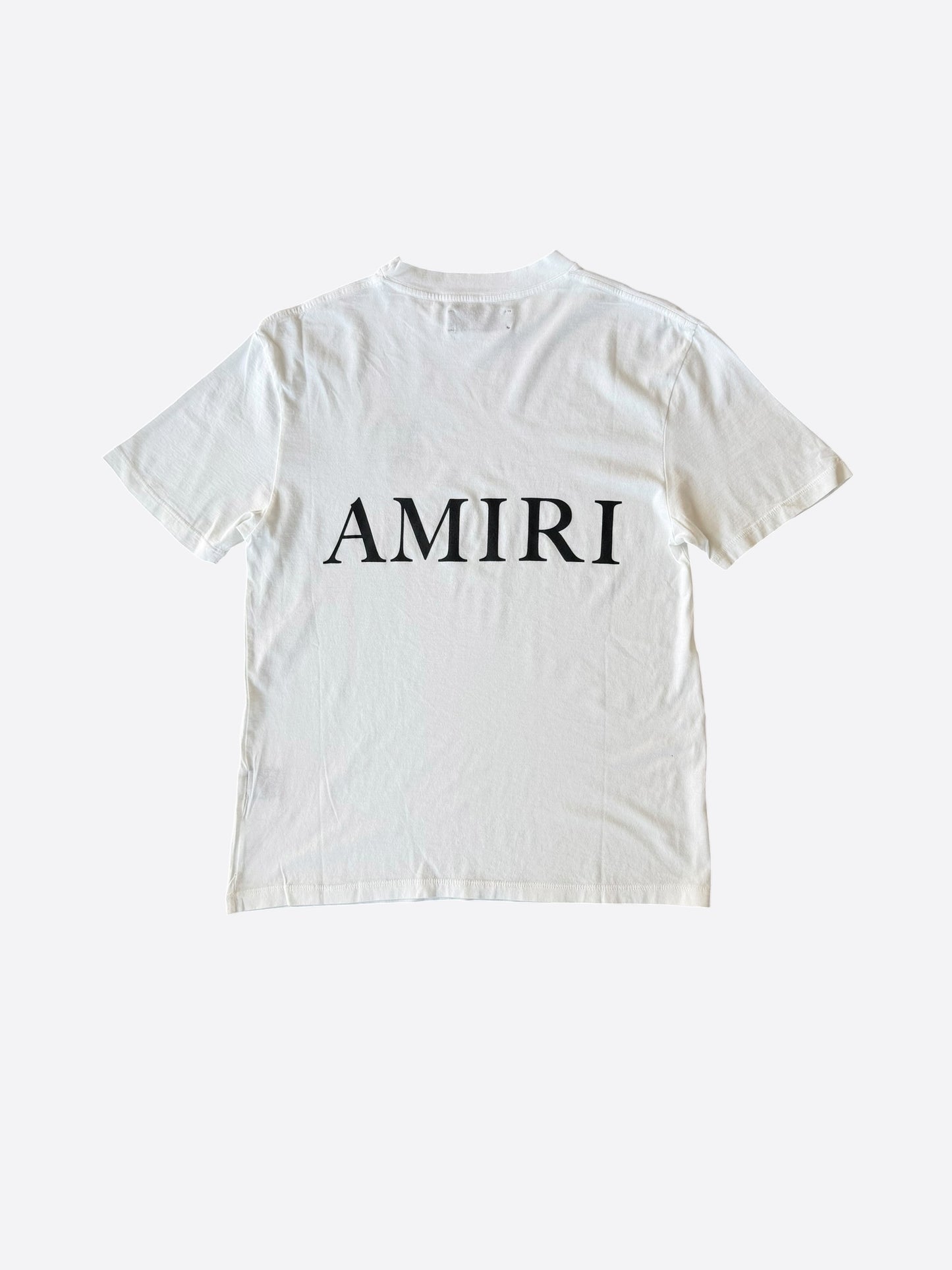 Amiri White & Black MA Core Logo T-Shirt