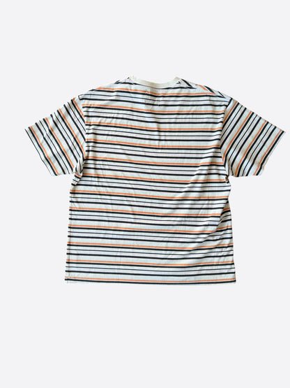 Gallery Dept Multicolor Striped Paint Splatter Logo T-Shirt