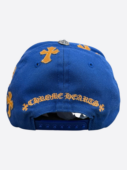 Chrome Hearts Blue & Orange Cross Patch Hat