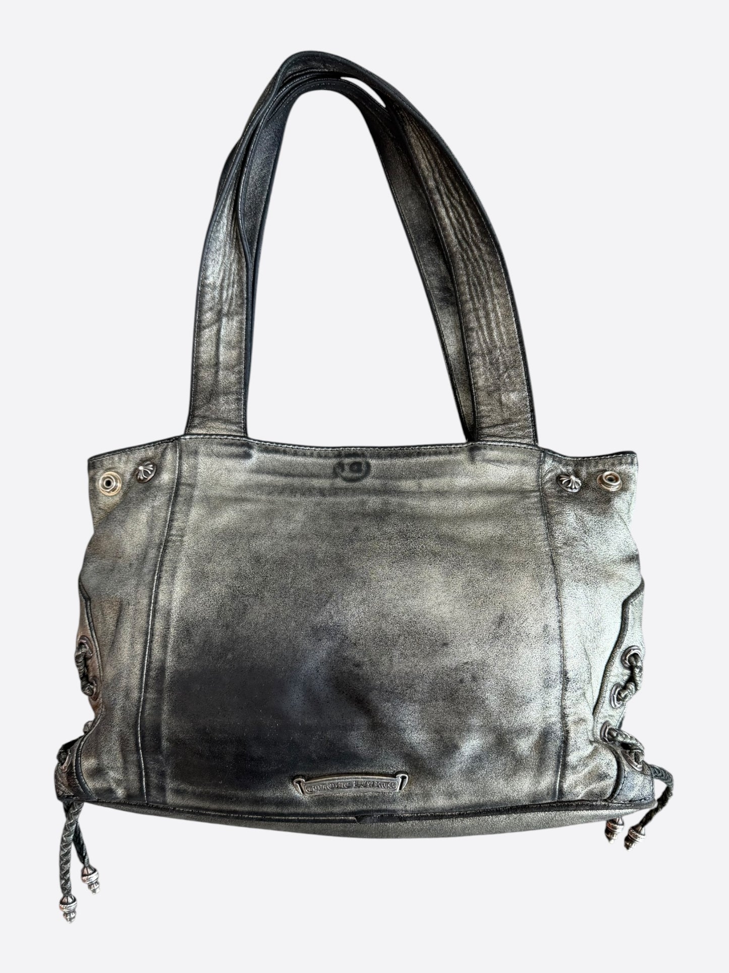 Chrome Hearts Silver JJ Dean Leather Bag