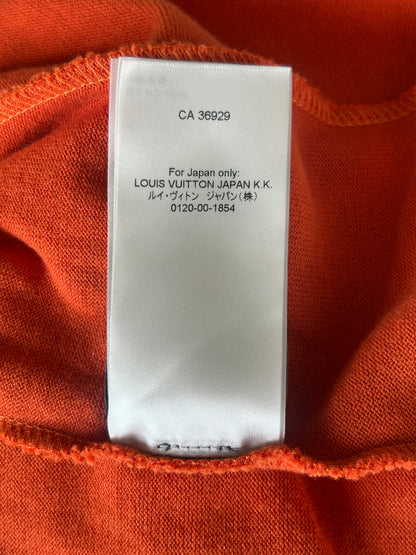 Louis Vuitton Orange Palm Trees Intarsia T-Shirt