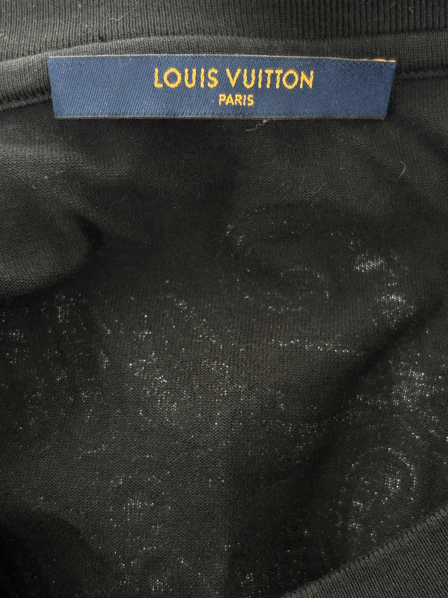 Louis Vuitton Black & White Holy Mountain Graphic T-Shirt