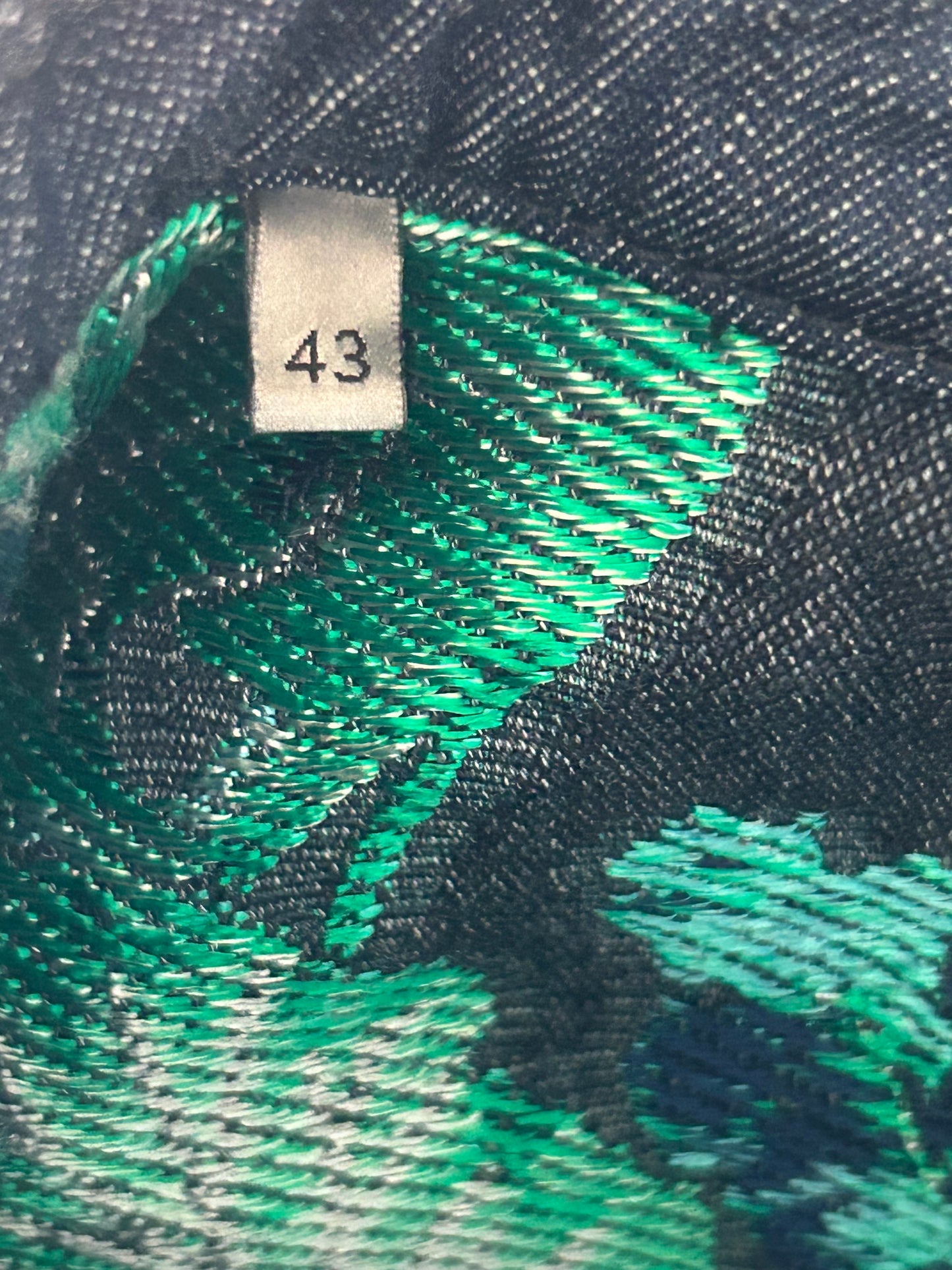 Dior Denim Tears Blue & Green Leaf Button Up Shirt