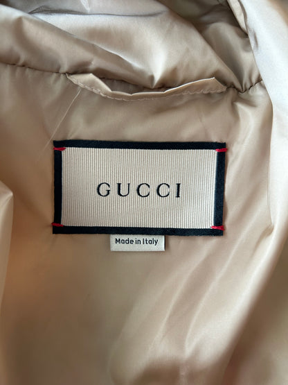 Gucci Tan & Multicolor GG Monogram Centum Jacket