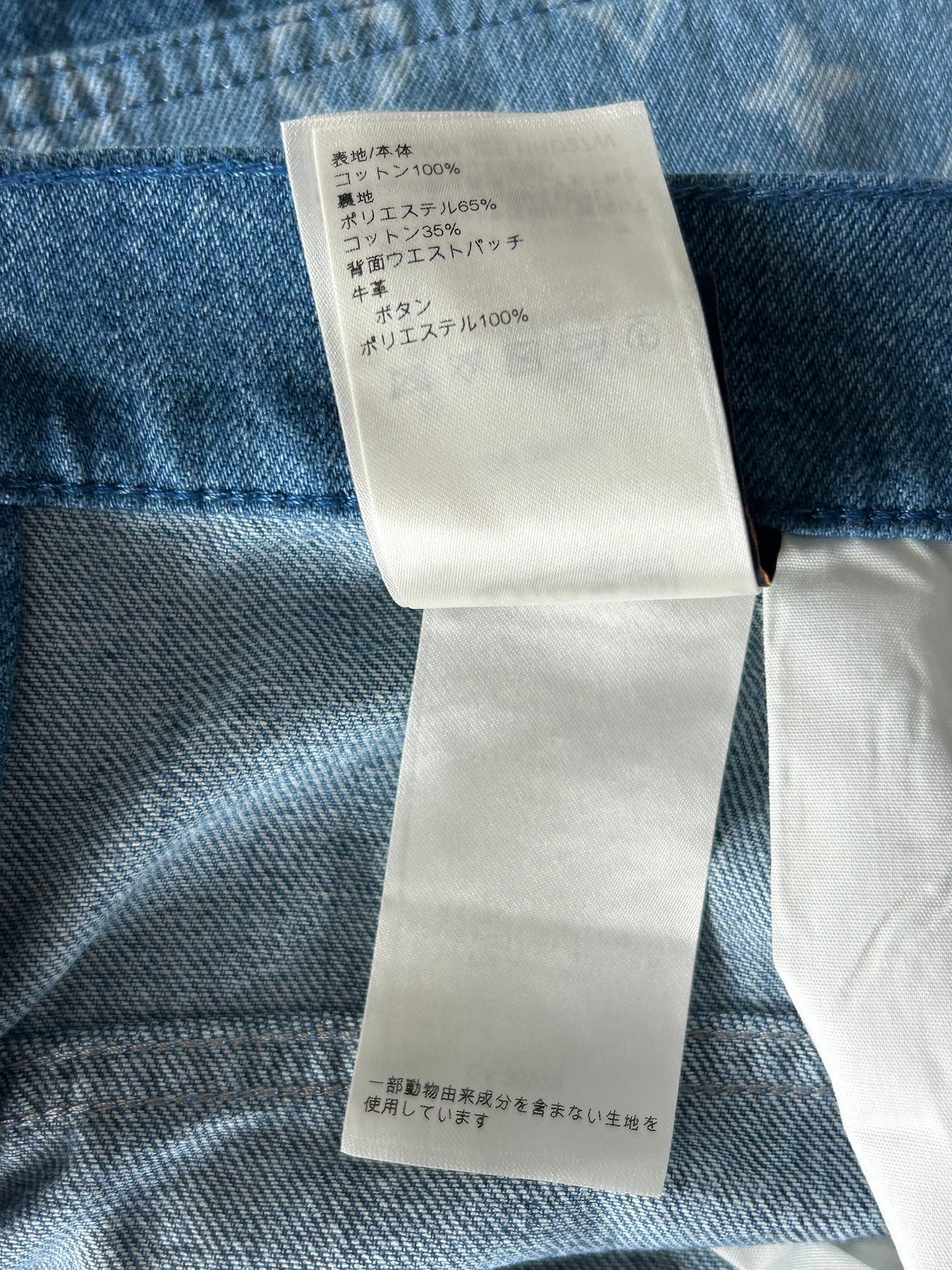 Louis Vuitton Blue Monogram Patchwork Denim Shorts