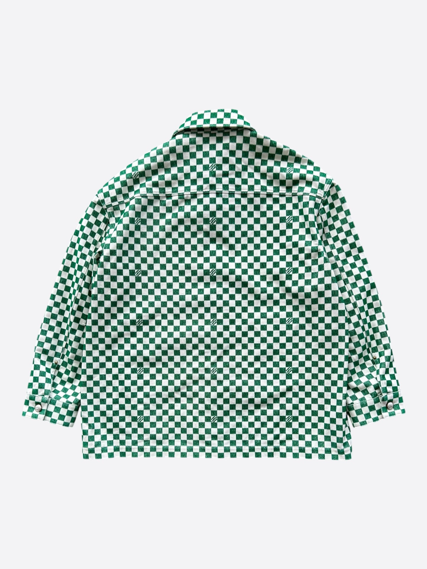 Louis Vuitton Green & White Damier Overshirt