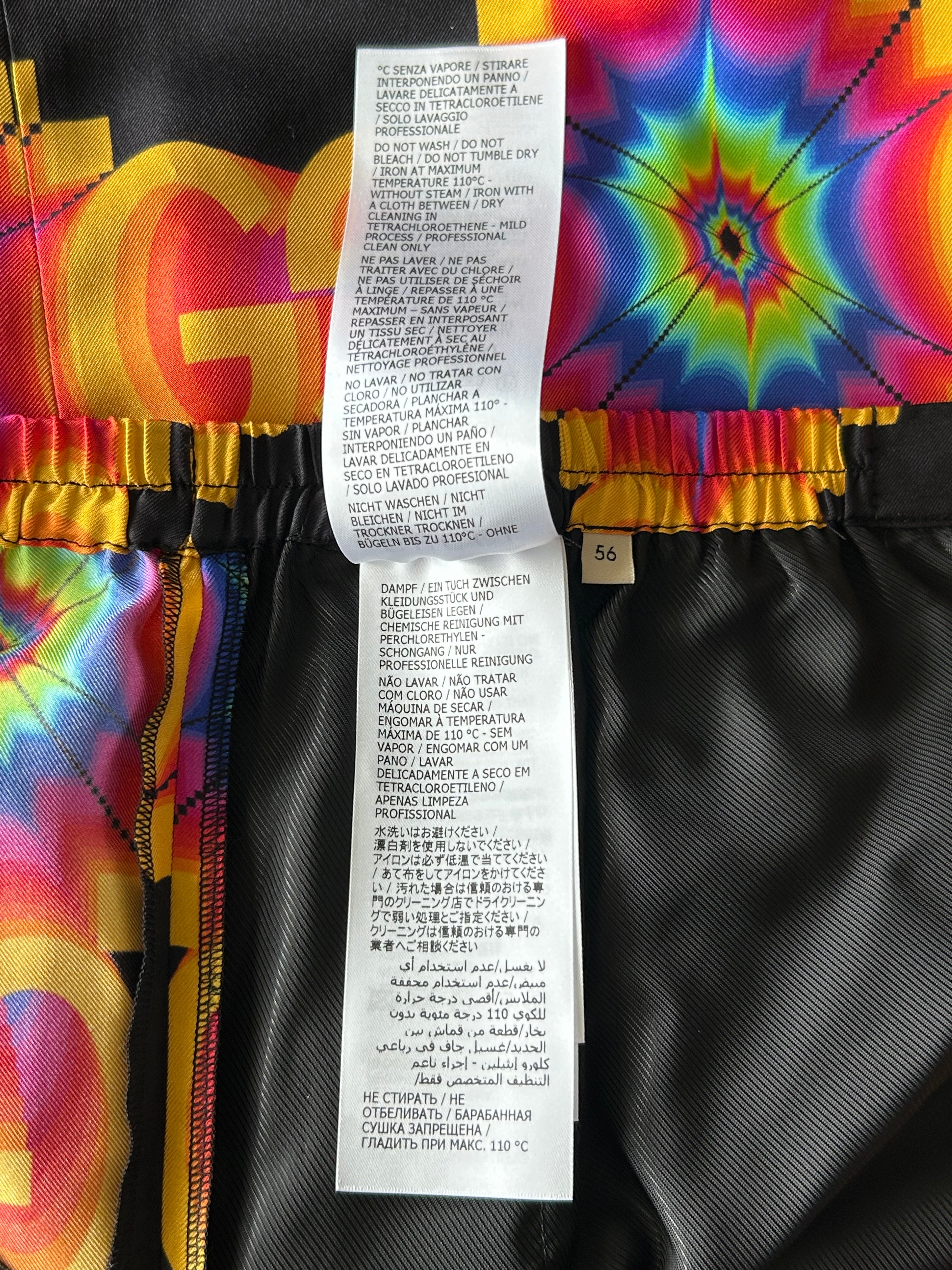 Gucci Black & Multicolor GG Kaleidoscope Shorts – Savonches
