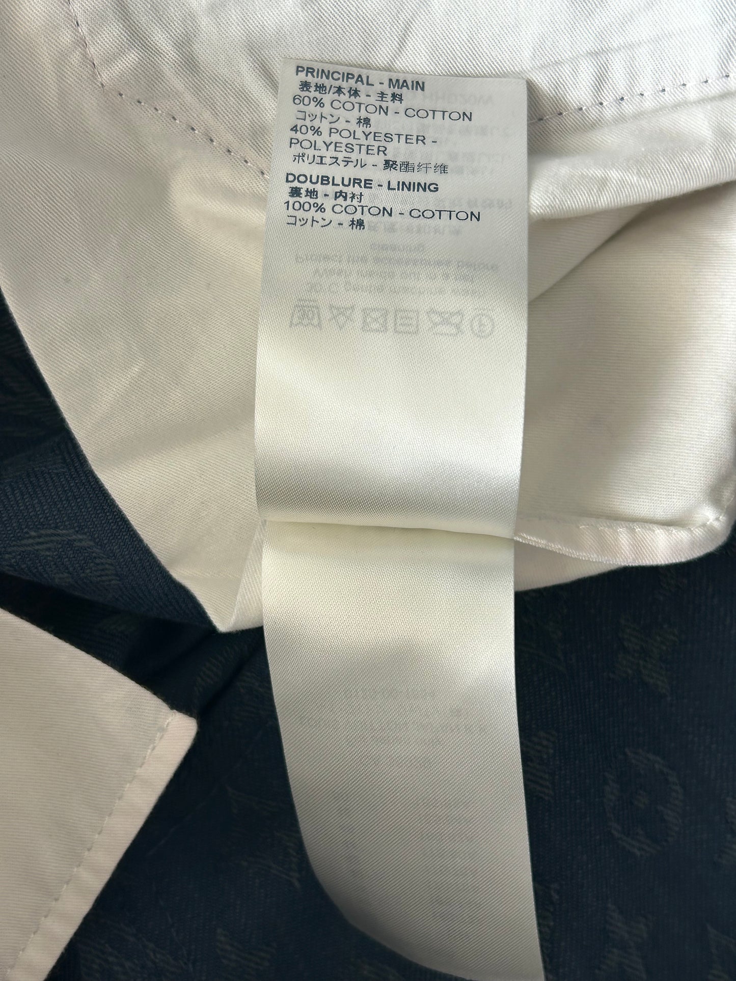 Louis Vuitton Blue Monogram Slim Jeans